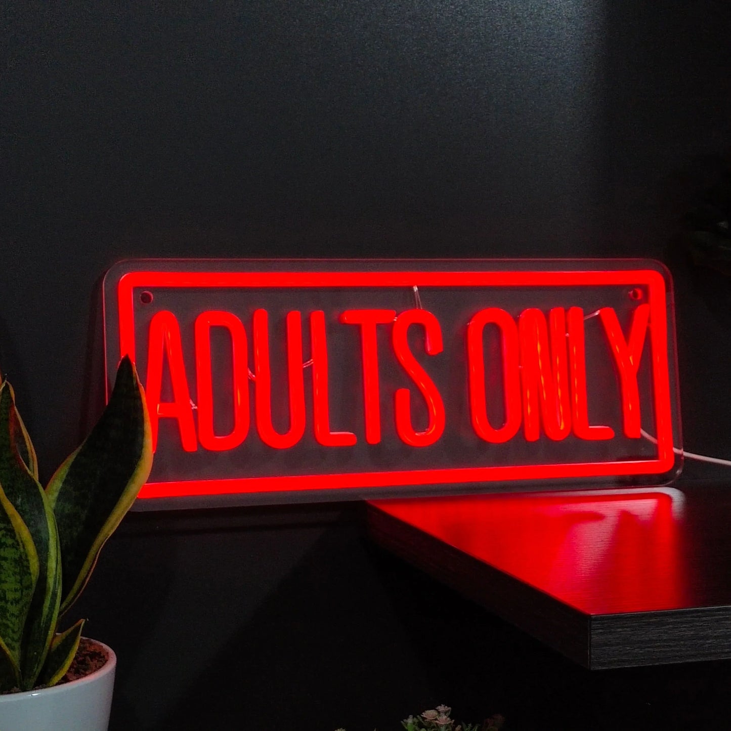 Adults Only Red Neon Sign - WATTSGOOD