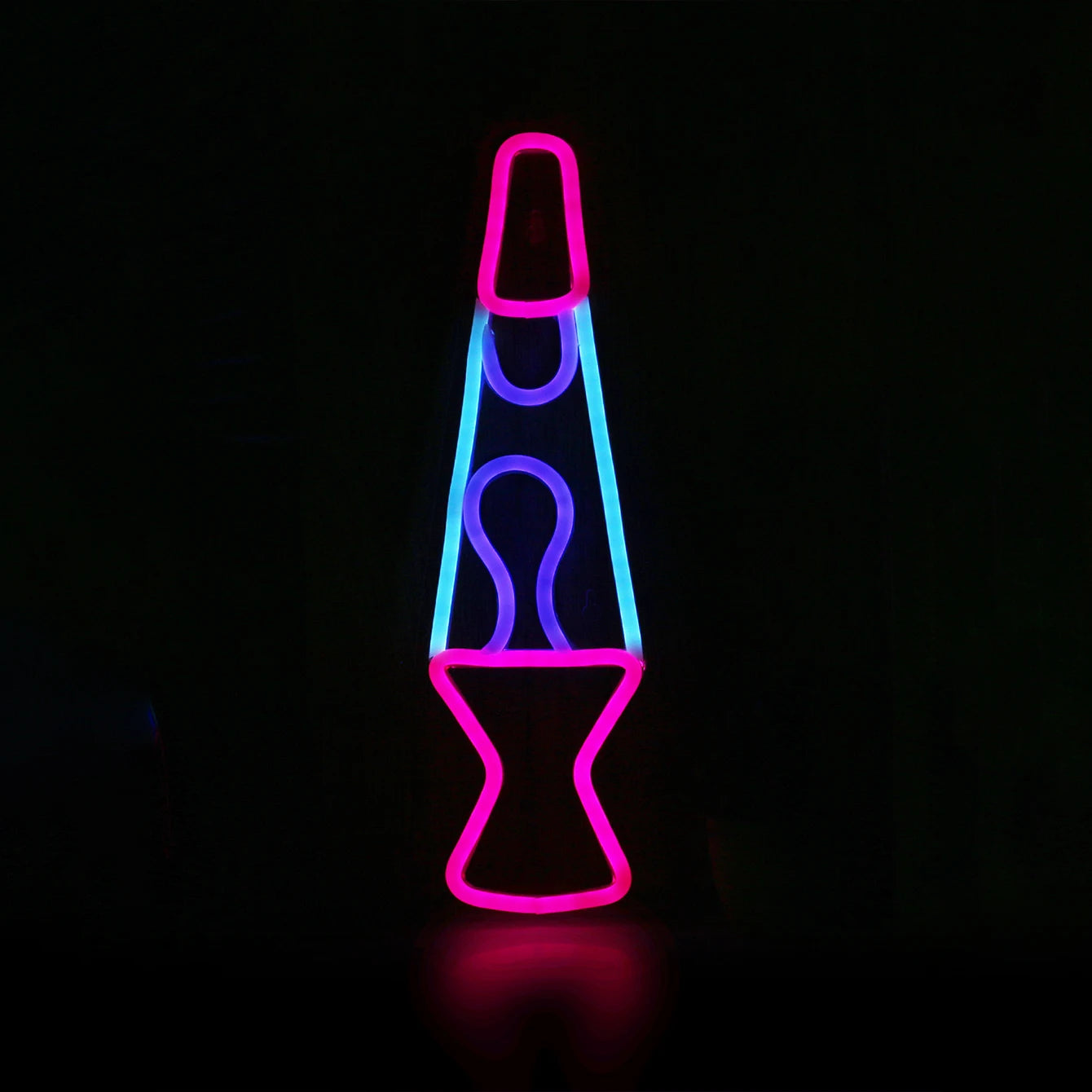 Lava Lamp LED Neon Sign – USB Powered, Wall Mountable, Colourful Decor - WATTSGOOD