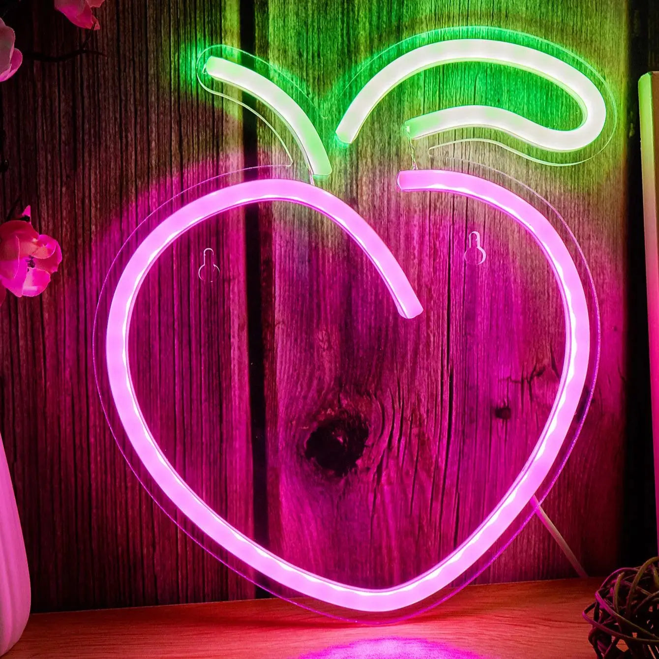 Peach LED Neon Sign - WATTSGOOD