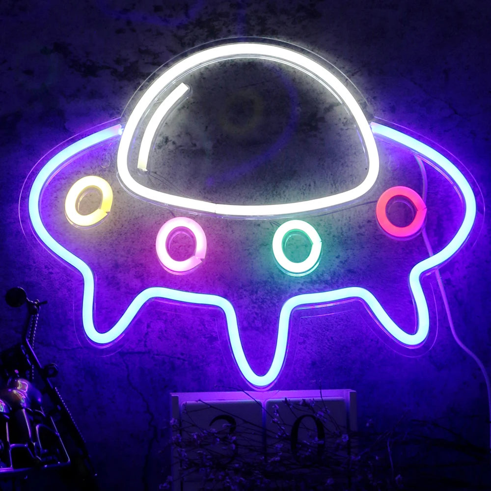 UFO LED Neon Sign - WATTSGOOD