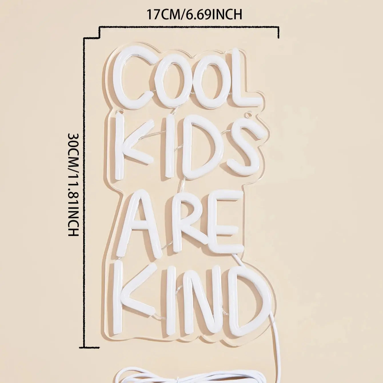 Cool Kids Are Kind LED Neon Sign - WATTSGOOD