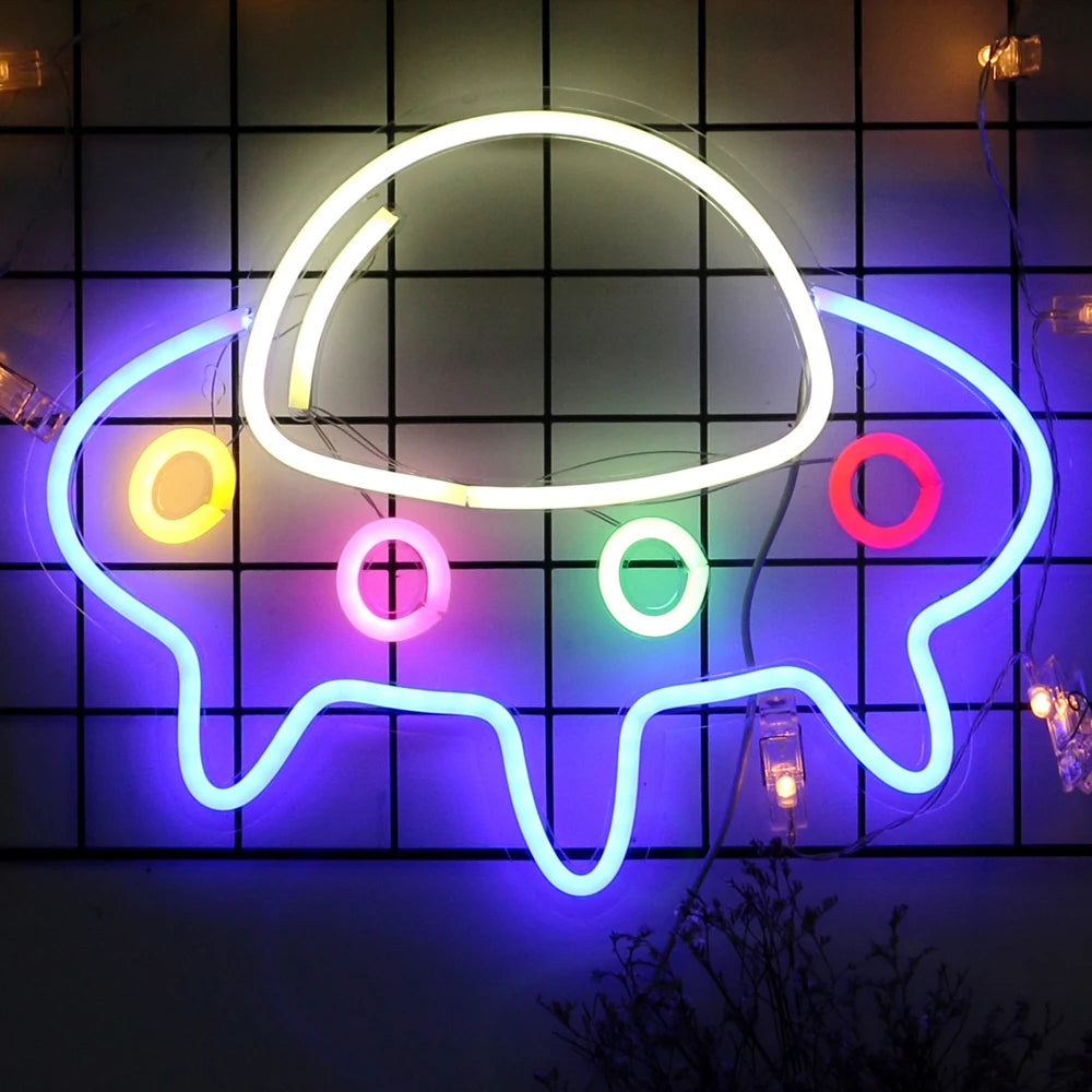 UFO LED Neon Sign - WATTSGOOD