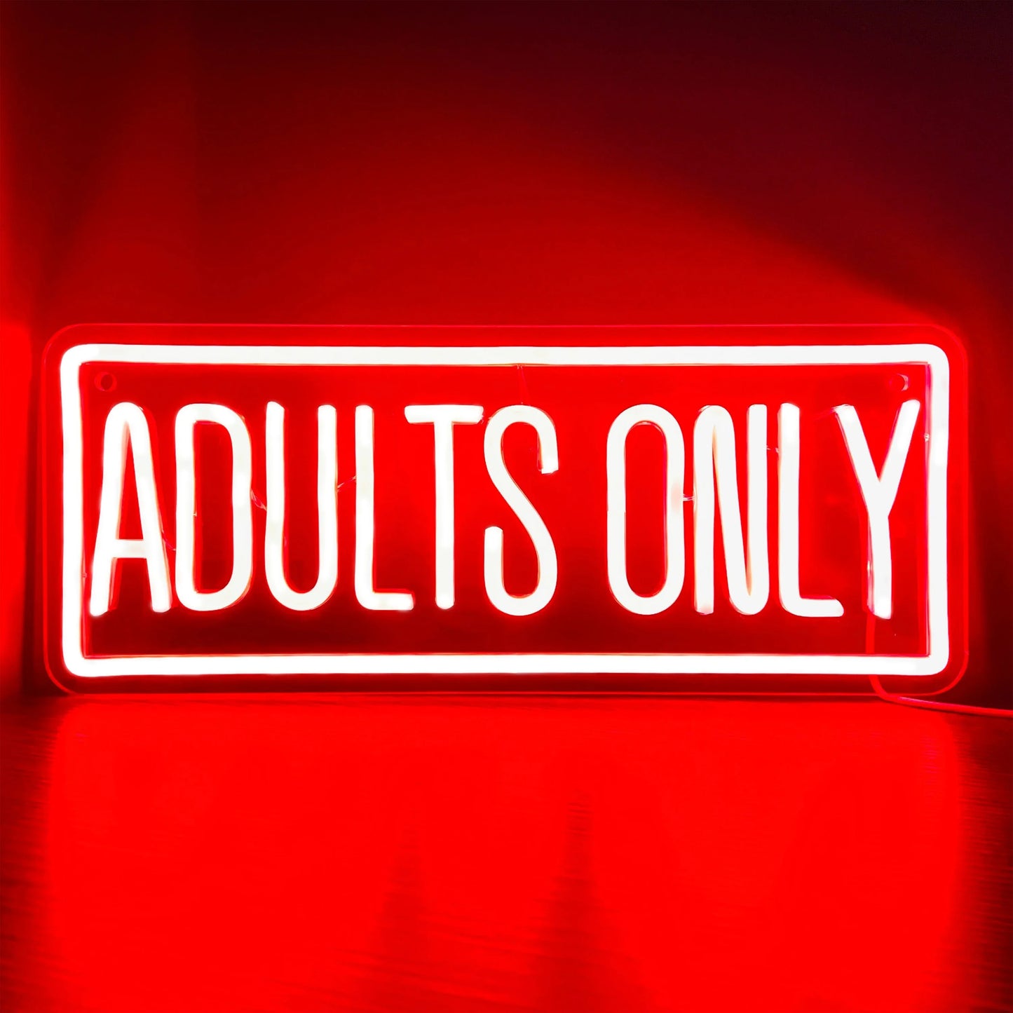 Adults Only Red Neon Sign - WATTSGOOD