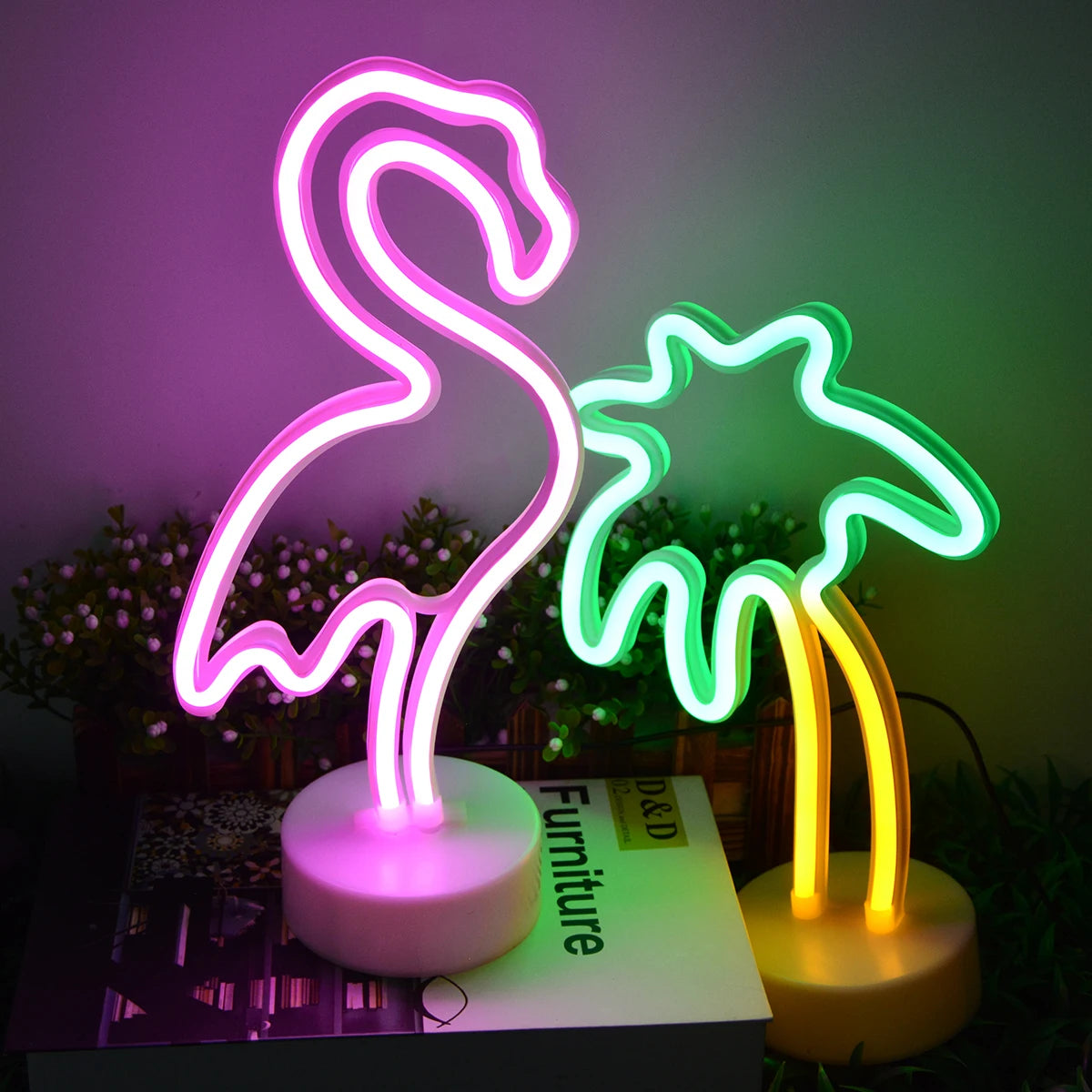 LED Neon stand Lights - WATTSGOOD