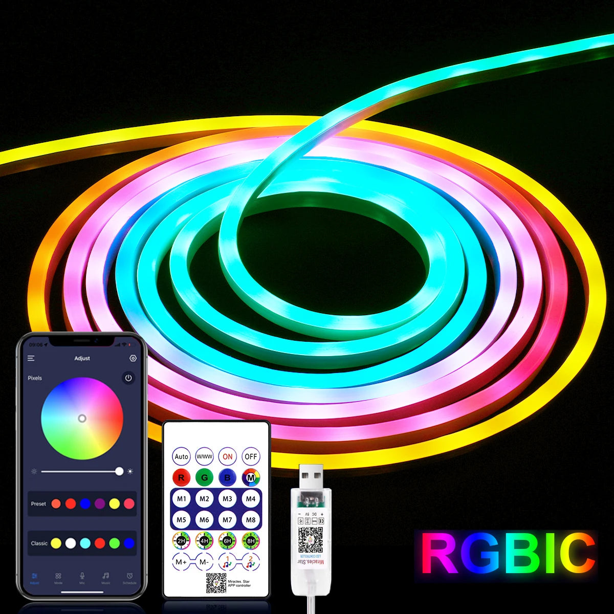 NEON LED LIGHT ROPE - WATTSGOOD