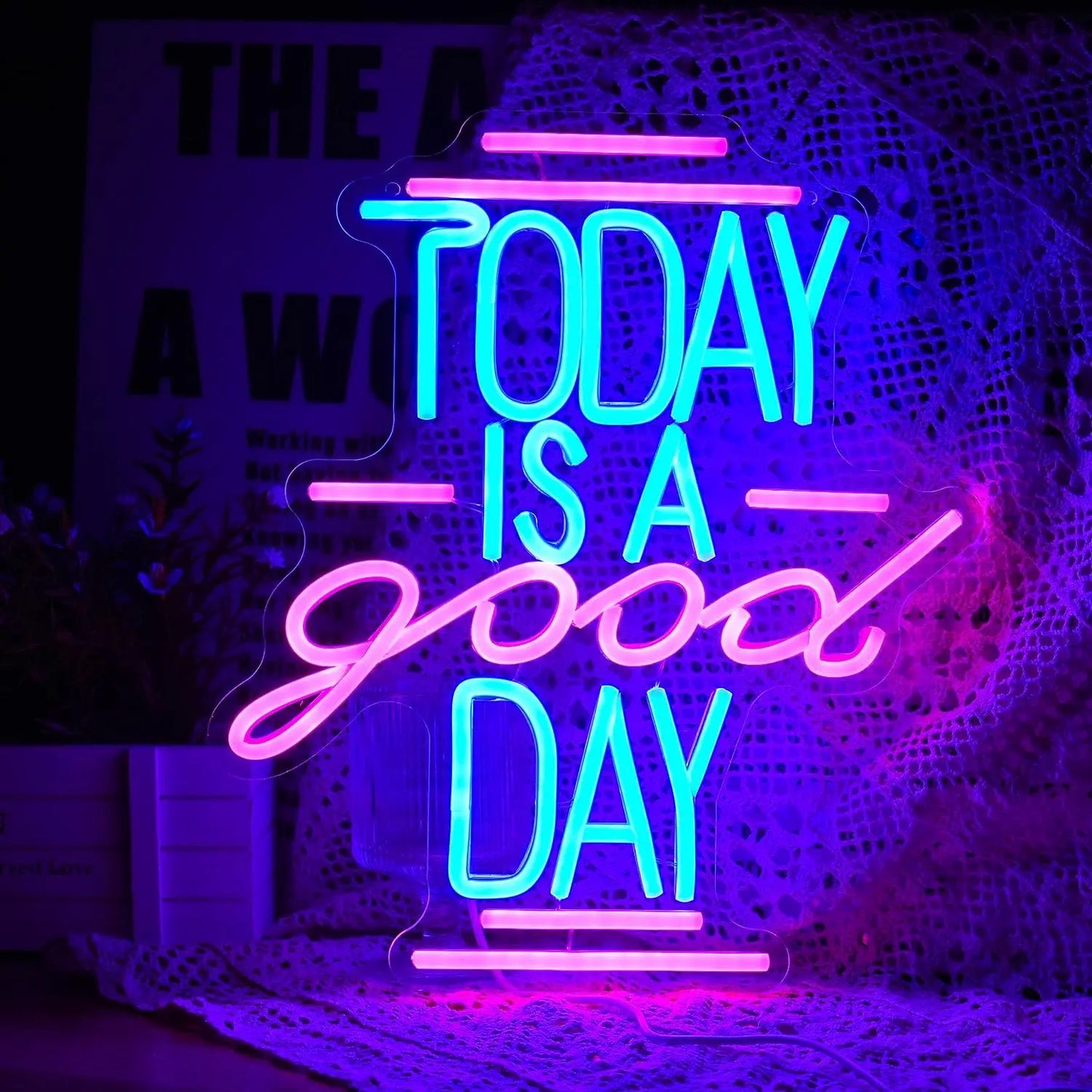 Today Is A Good Day LED Neon Sign - WATTSGOOD