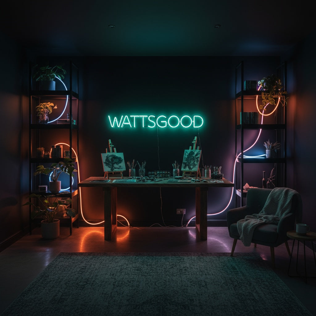 an image featuring wattsgood led neon flex strips