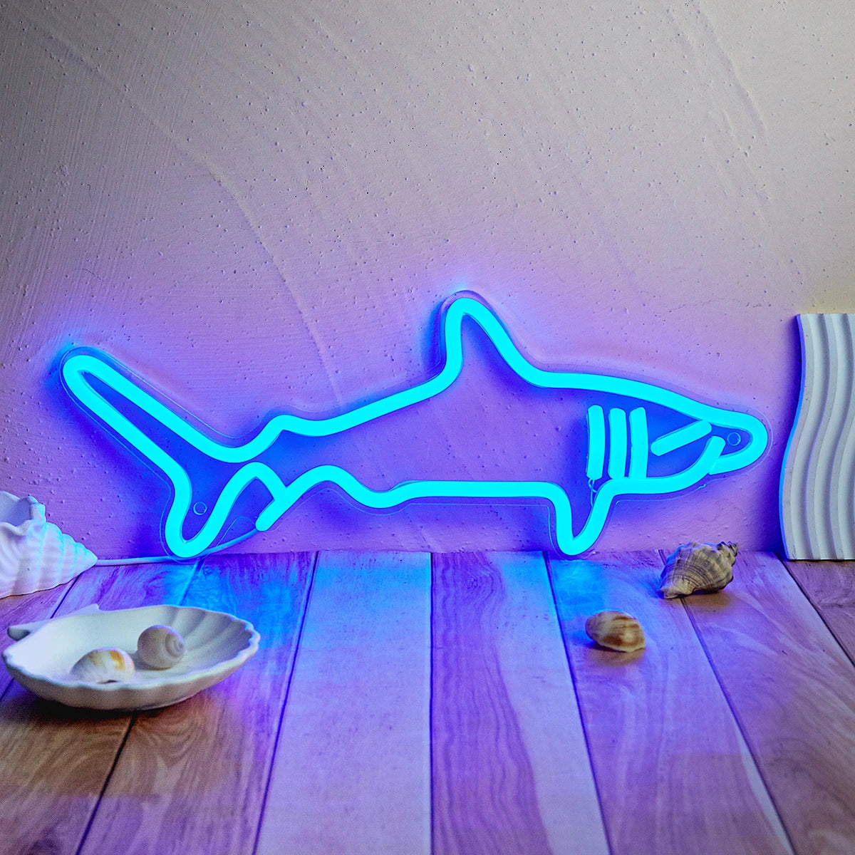 Led Design Shark Shark LED Neon Sign | WATTSGOOD