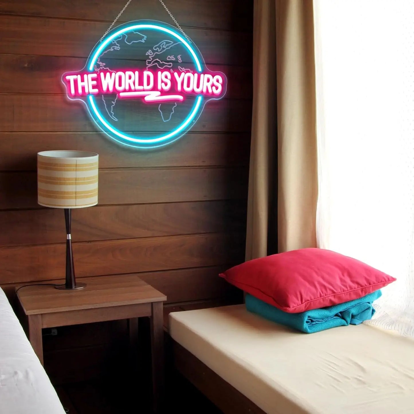 The World Is Yours LED Neon Sign