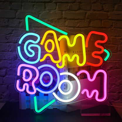 Insegna al neon a LED per sala giochi