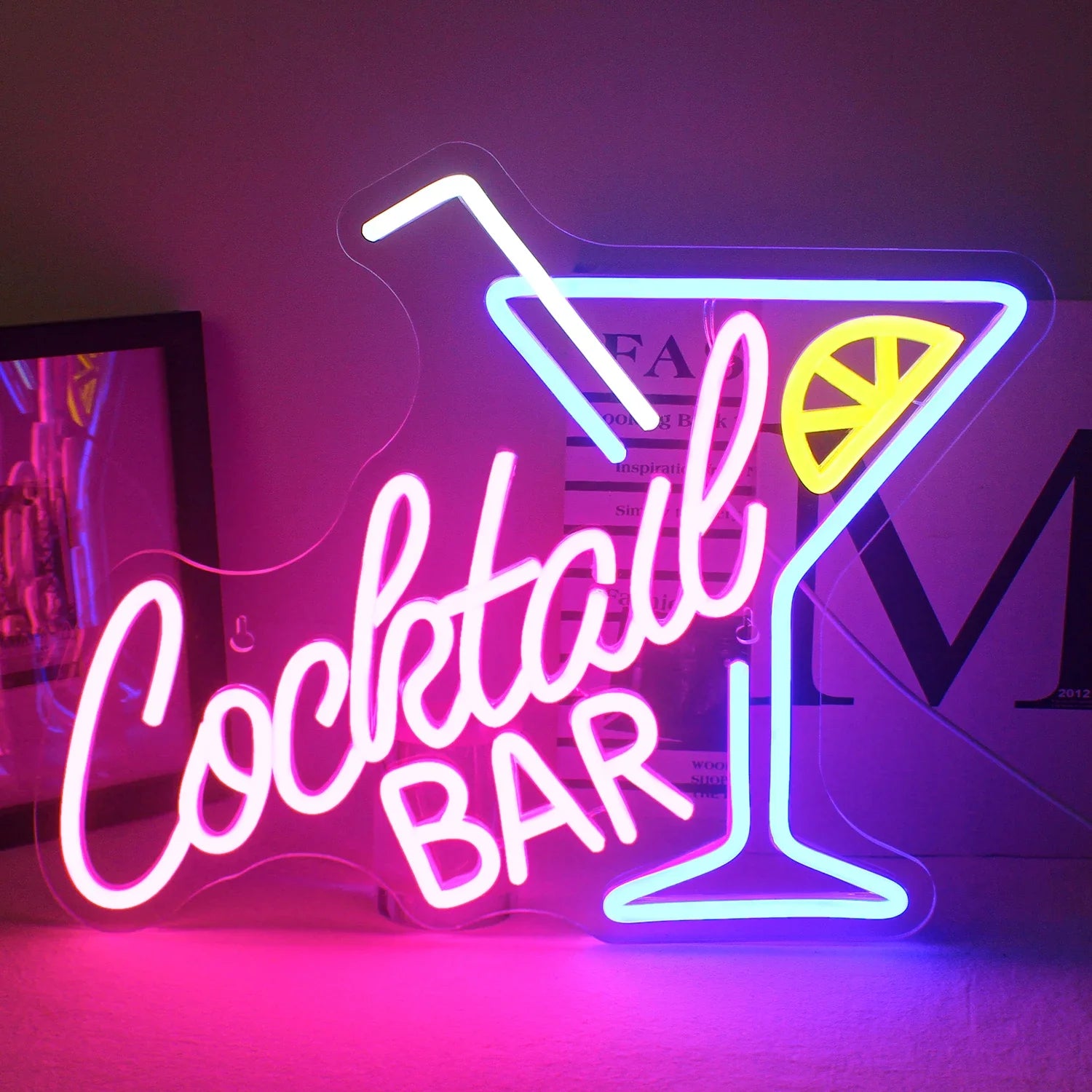 Bar Neon LED Signs – USB Wall Lights for Bars - WATTSGOOD