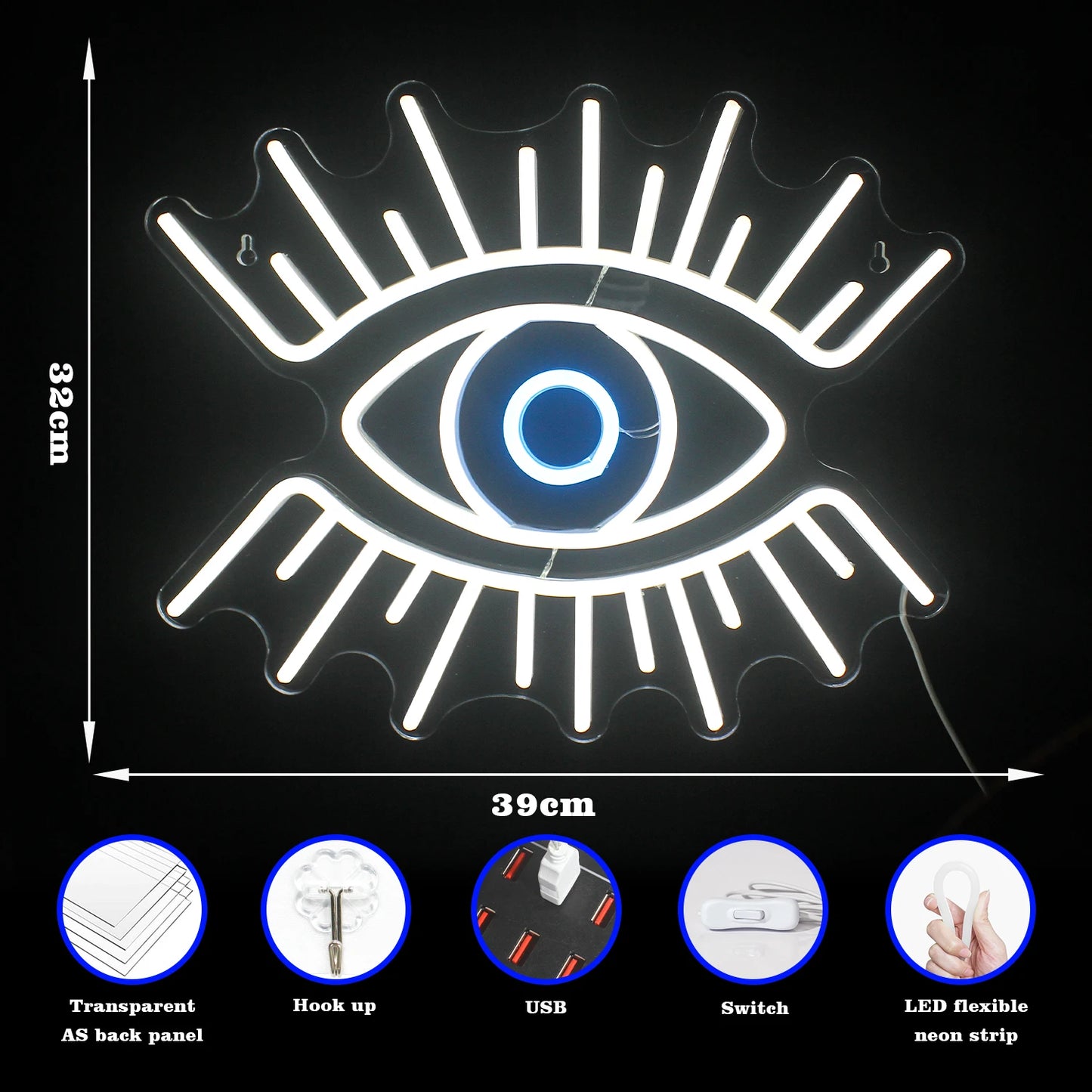 Celestial Eye LED Wall Light