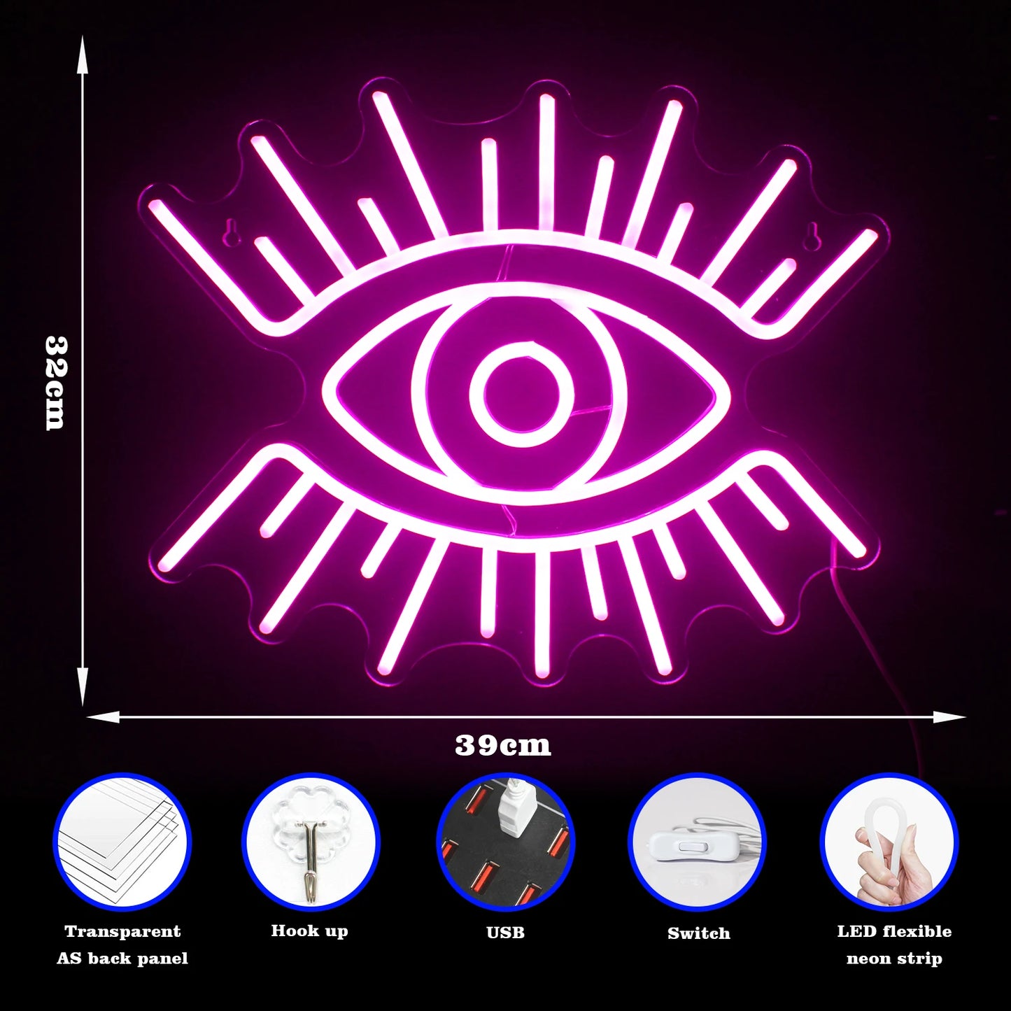 Celestial Eye LED Wall Light