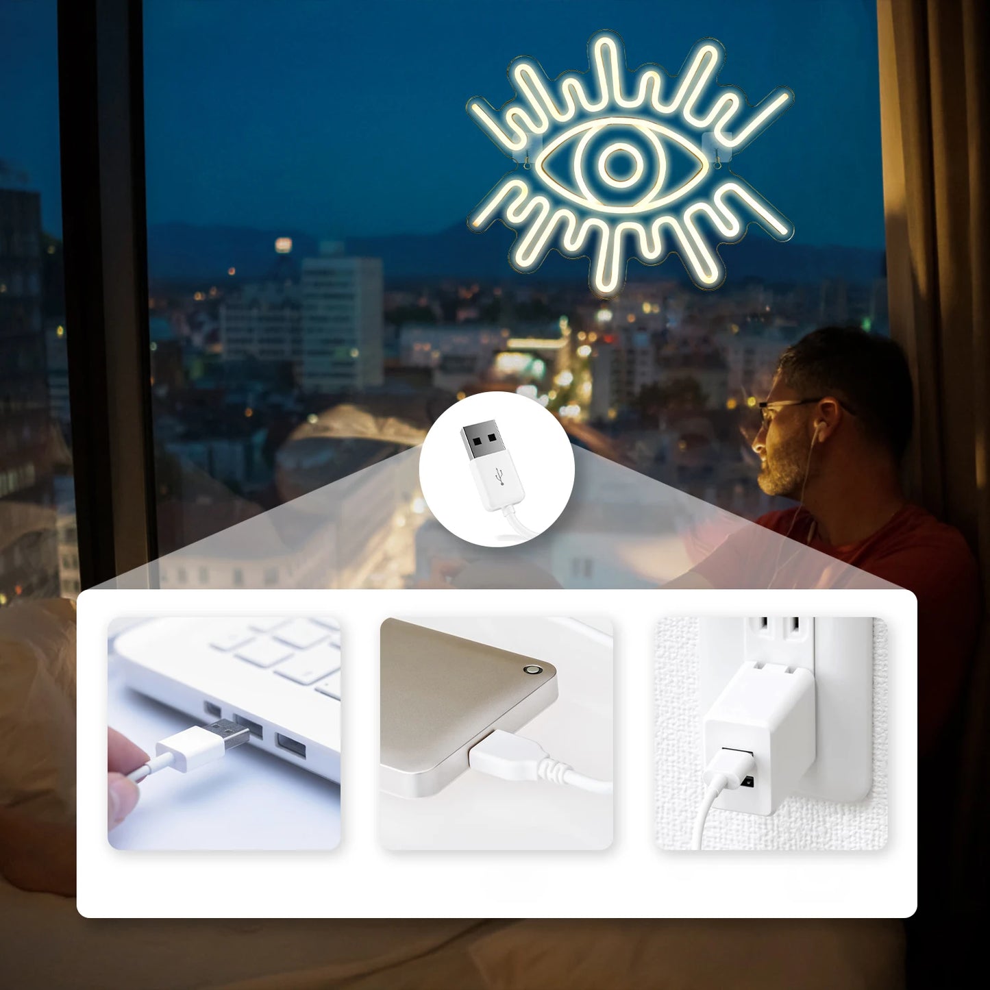 Celestial Eye LED Wall Light