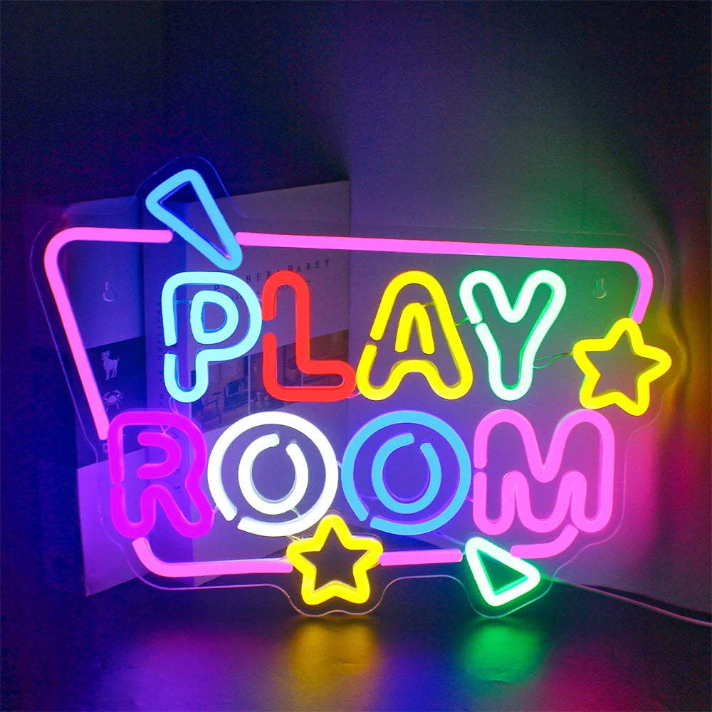 Spielzimmer LED Neon Zeichen