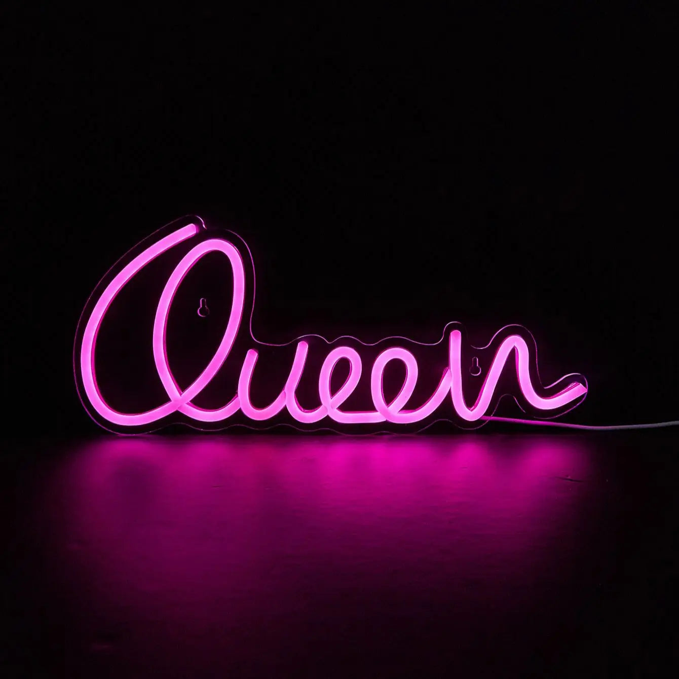 Queen Pink LED Neon Sign - WATTSGOOD