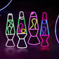 Lava Lamp LED Neon Sign – USB Powered, Wall Mountable, Colourful Decor - WATTSGOOD