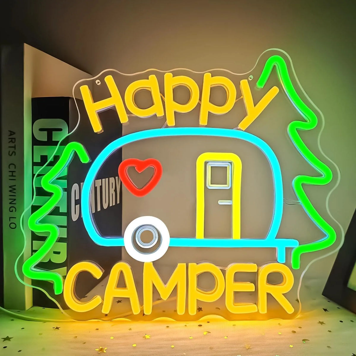 Led Neon Sign Rv Storage Happy Camping Neon Sign | LED Light for RV & Parties | Wattsgood