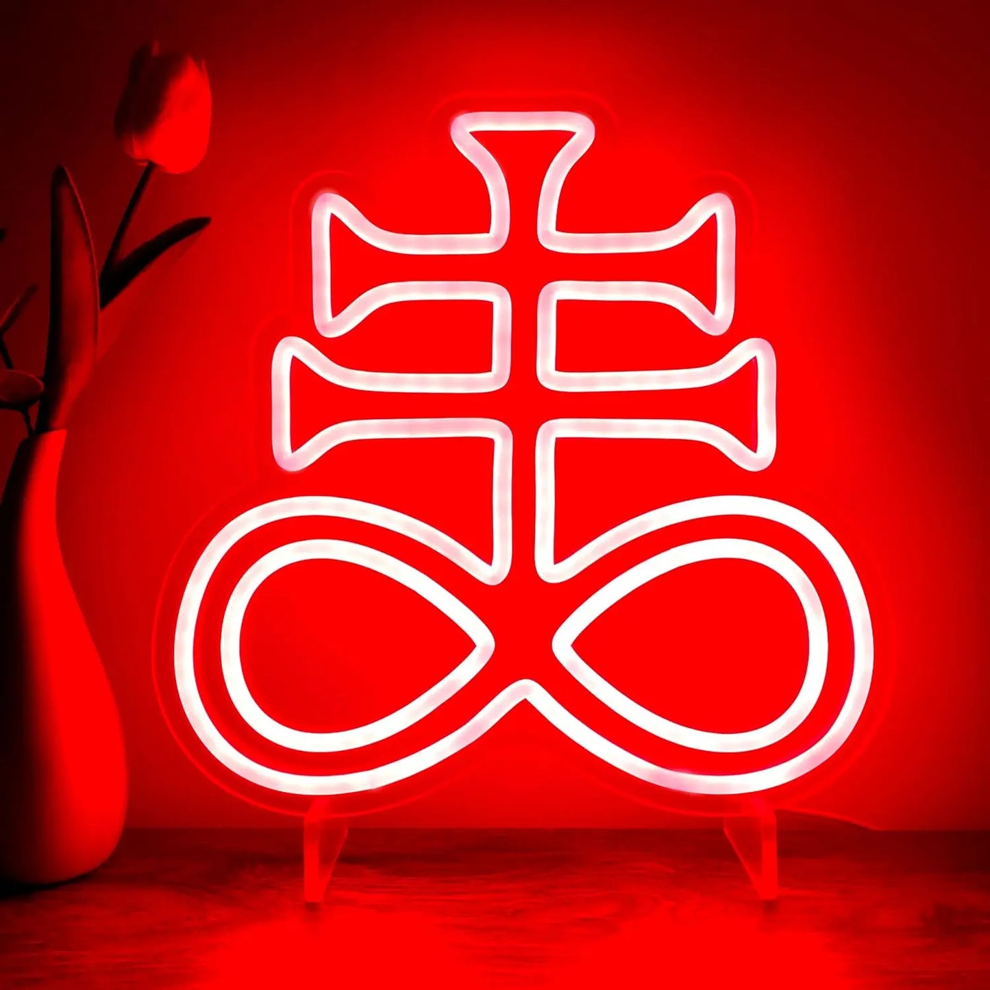 Gothic Infinity Cross LED Neon Light