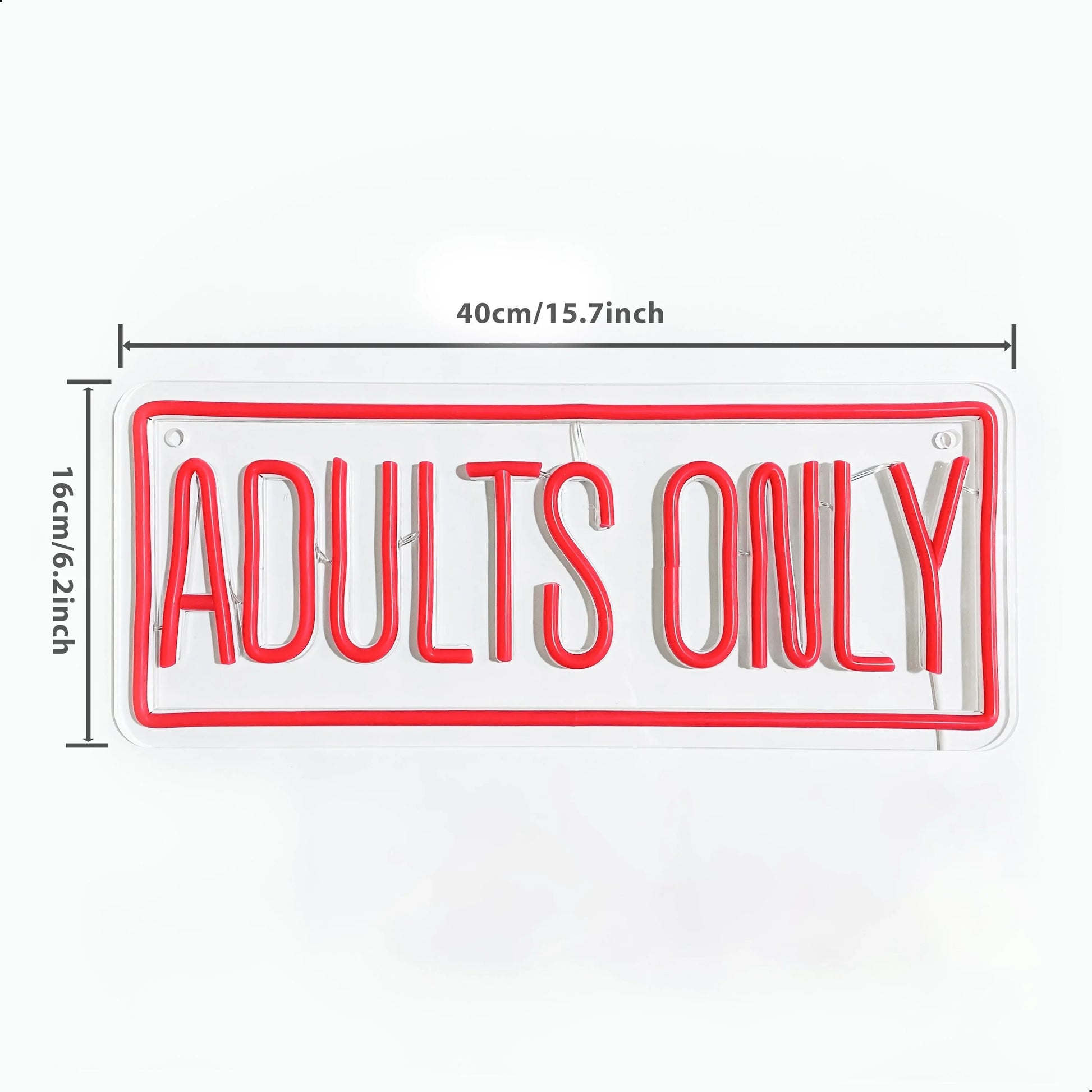 Adults Only Red Neon Sign - WATTSGOOD