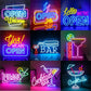 Bar Neon LED Signs – USB Wall Lights for Bars - WATTSGOOD