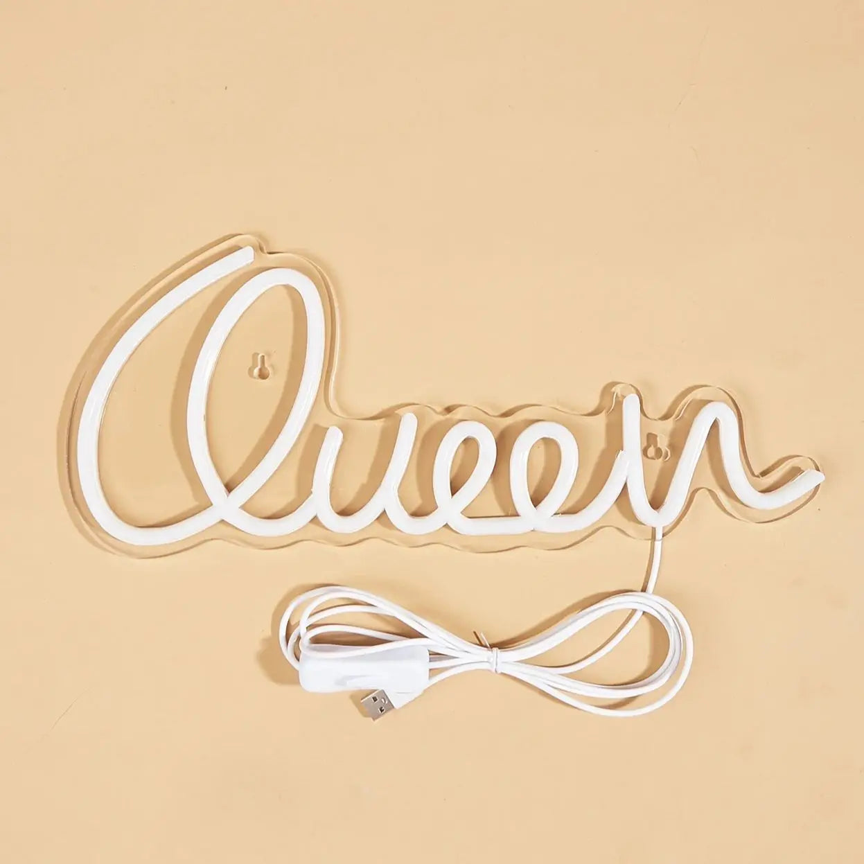 Queen Pink LED Neon Sign - WATTSGOOD