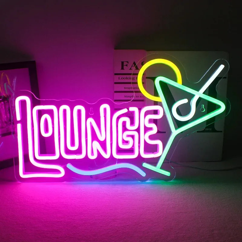 Bar Neon LED Signs – USB Wall Lights for Bars - WATTSGOOD