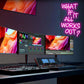 What If It All Works Out Neon Sign for Wall Decor Neon Light Sign for Game Room Office Reading Birthday Room Bar Decor Gift - WATTSGOOD