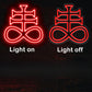 Gothic Infinity Cross LED Neon Light