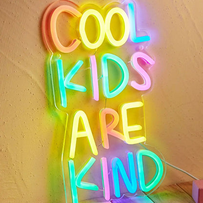 Cool Kids Are Kind LED Neon Sign - WATTSGOOD