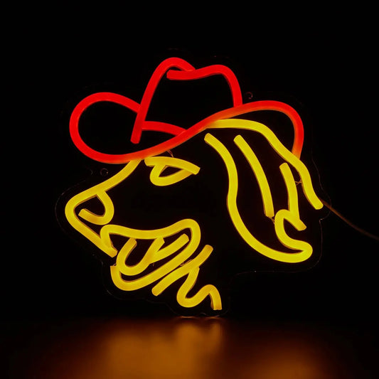 Cowboy Retriever LED Neon Sign - WATTSGOOD
