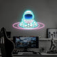 Spaceman Neon Sign, Astronaut Art Decor, Cosmonaut Neon Sign Art, Custom Neon Sign, Spaceman Wall Decoration - WATTSGOOD