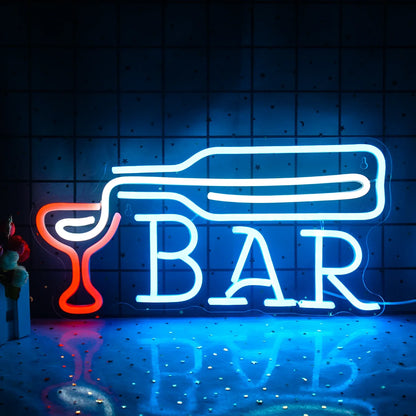 Bar Neon LED Signs – USB Wall Lights for Bars - WATTSGOOD