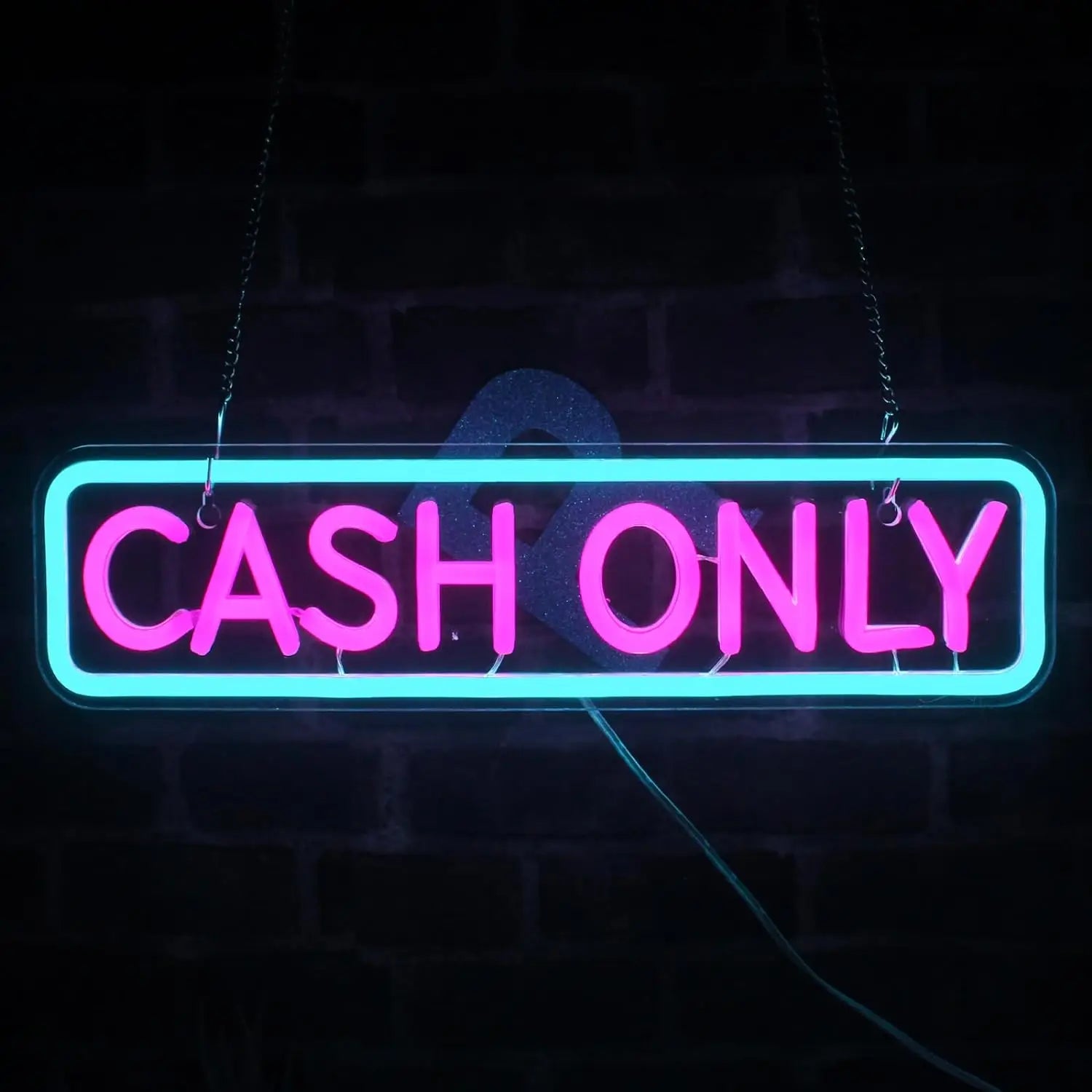 CASH ONLY LED NEON SIGN - WATTSGOOD
