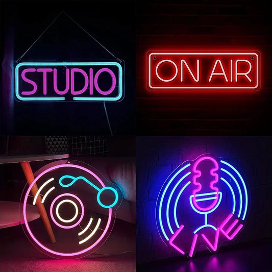 Live On Air LED Neon Signs - WATTSGOOD