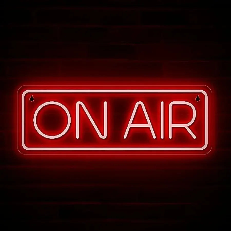 Live On Air LED Neon Signs - WATTSGOOD
