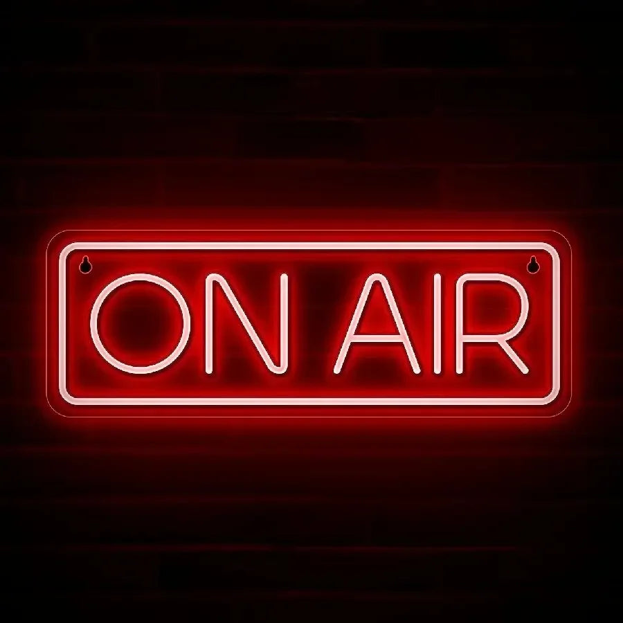 Live On Air LED Neon Signs - WATTSGOOD
