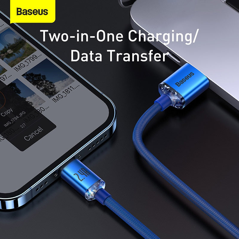 BASEUS USB CABLE IPHONE CHARGER